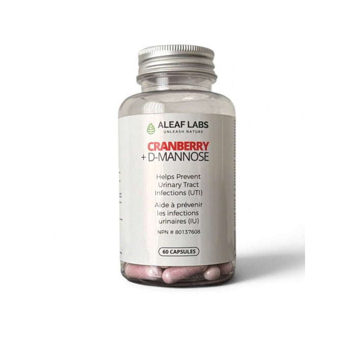 Cranberry + D-Mannose — Urinary Tract & Bladder Support (60 Capsules)