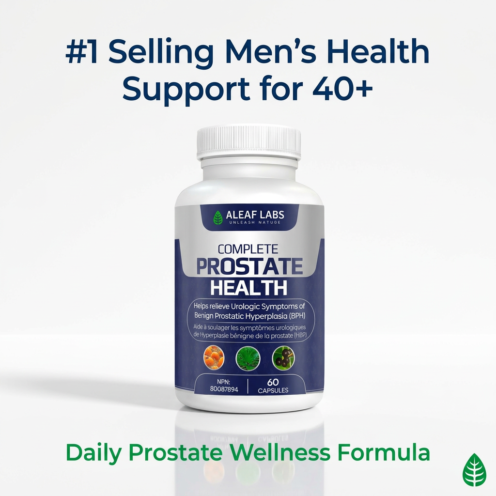 Complete Prostate Health supplement facts - 6 research-backed ingredients for prostate support